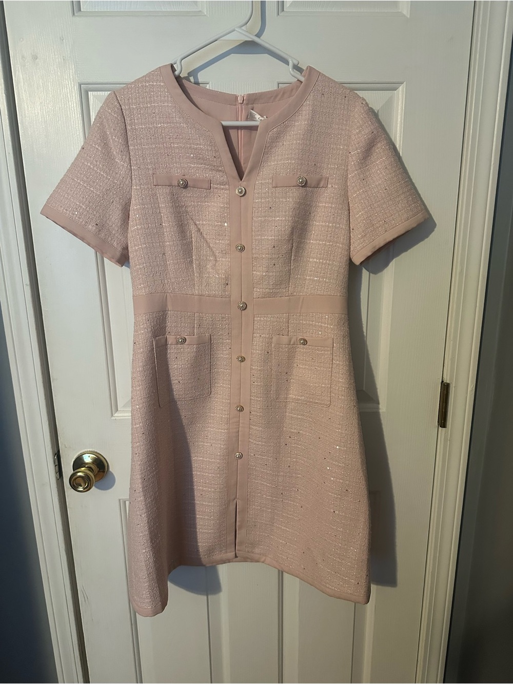 Goelia Pink Tweed Dress